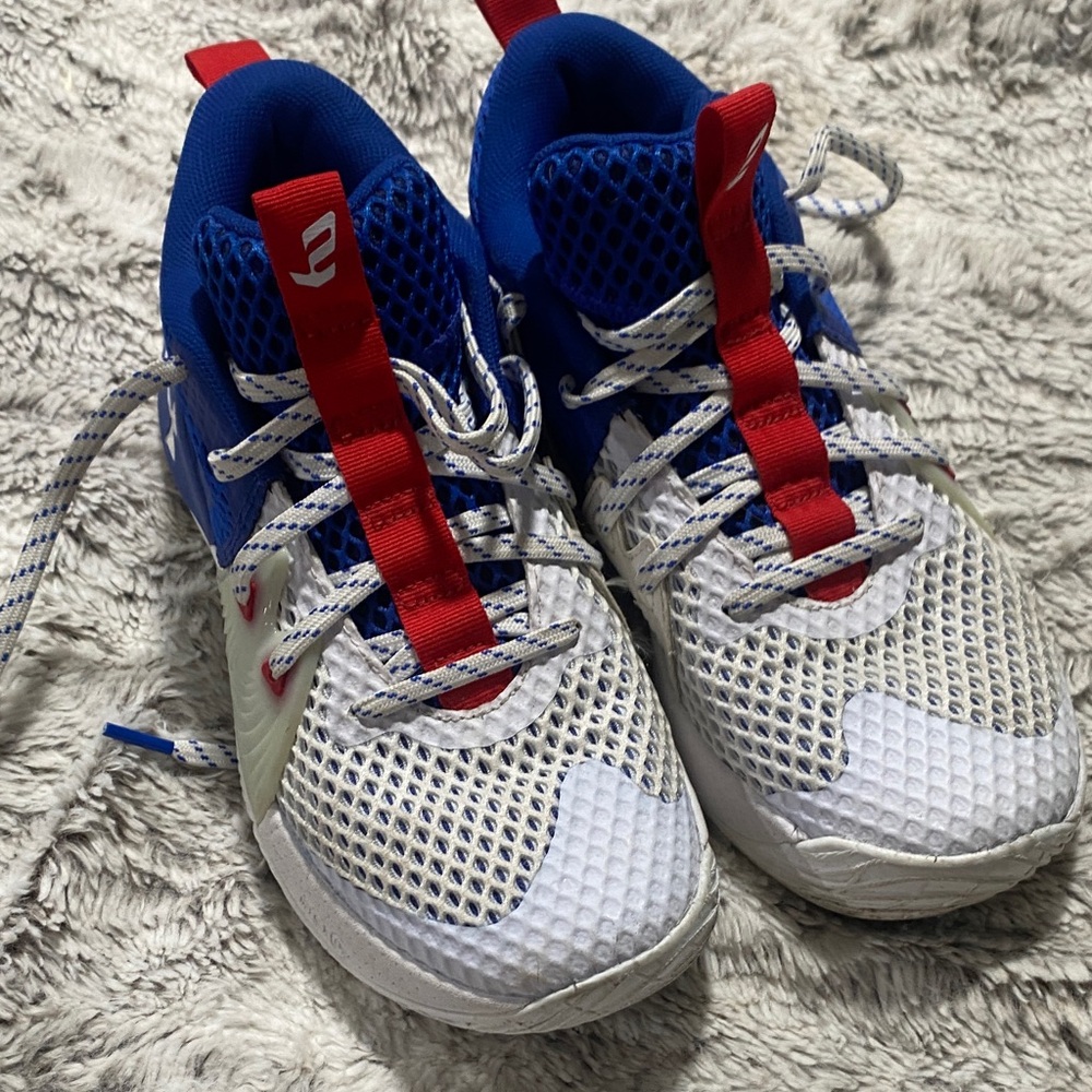 Under Armour “Joel Embiid” Athletic Shoes in 76ers colors